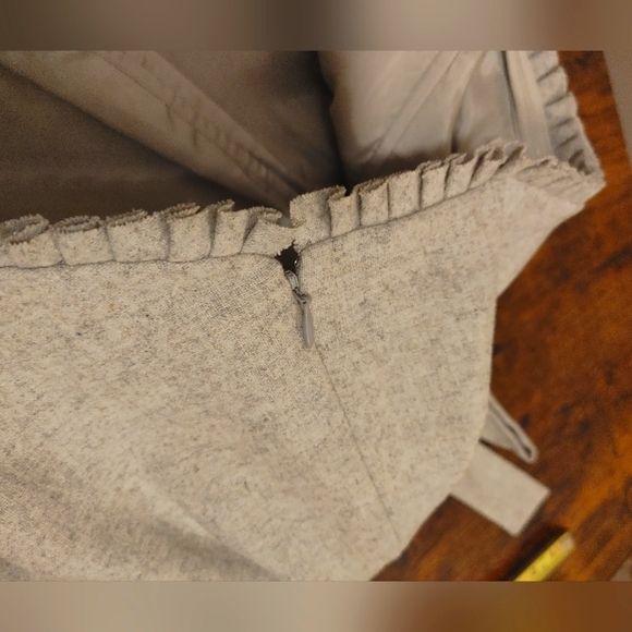 Banana Republic grey wool and rhinestoned party dress Size 8 - Picture 14 of 15